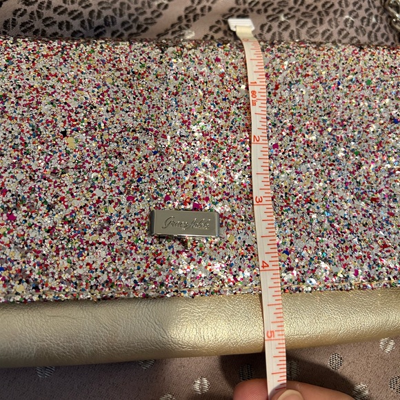 Grace Adele sparkle clutch with removable chain strap! - Picture 8 of 8